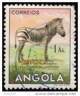 ANGOLA - Scott #368 Mountain Zebra (*) / Used Stamp - Angola