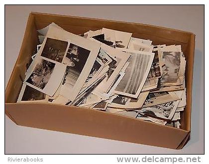 Lot 1000 Photos Amateur N&B An. 1930-1970 - Famille Portraits Paysages - Job Lot - Albums & Collections