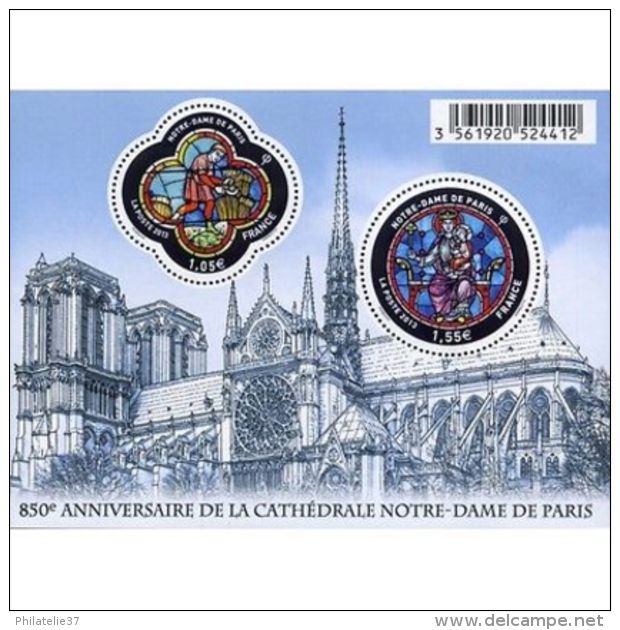 France Feuillet N°4714 850ème Anniversaire De La Cathédrale Notre-Dame De Paris - Andere & Zonder Classificatie