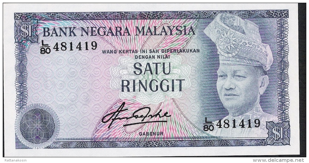 MALAYSIA  P13b 1  RINGGIT  1981 # L/80      UNC. - Malaysie