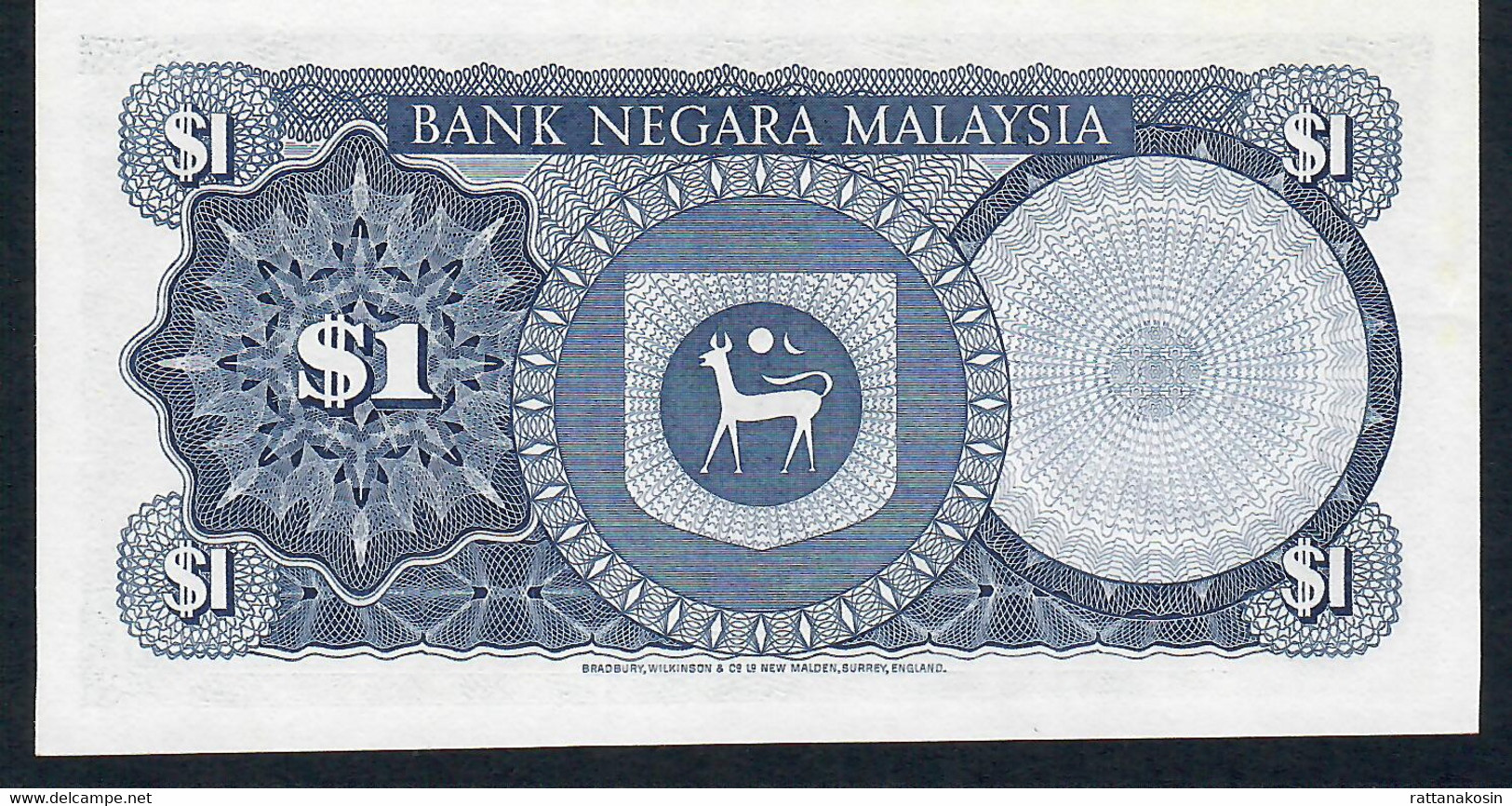 MALAYSIA  P13b 1  RINGGIT  1981 # L/80      UNC. - Malaysie