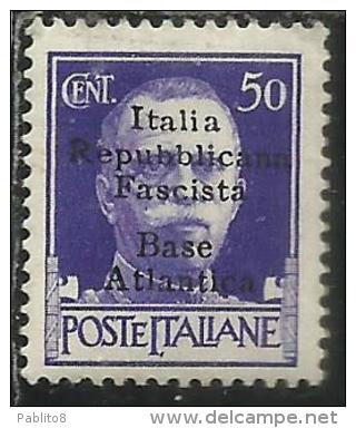 EMISSIONI LOCALI: BASE ATLANTICA 1943 CENT. 50c. MNH - Ortsausgaben/Autonome A.