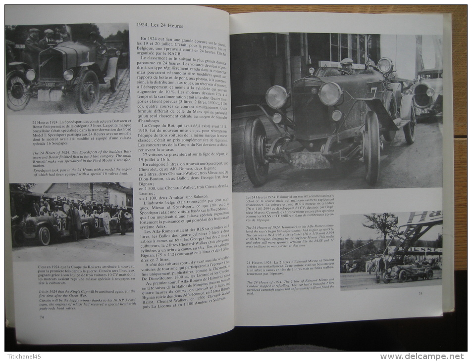 60 ANS DE COMPETITION AUTOMOBILE EN BELGIQUE 1896-1956 - Y. & J. KUPELAIN - LIVRE QUASI INTROUVABLE  EDITE EN 1981
