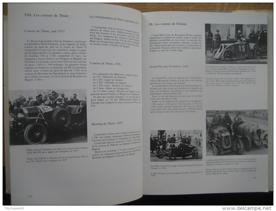 60 ANS DE COMPETITION AUTOMOBILE EN BELGIQUE 1896-1956 - Y. & J. KUPELAIN - LIVRE QUASI INTROUVABLE  EDITE EN 1981