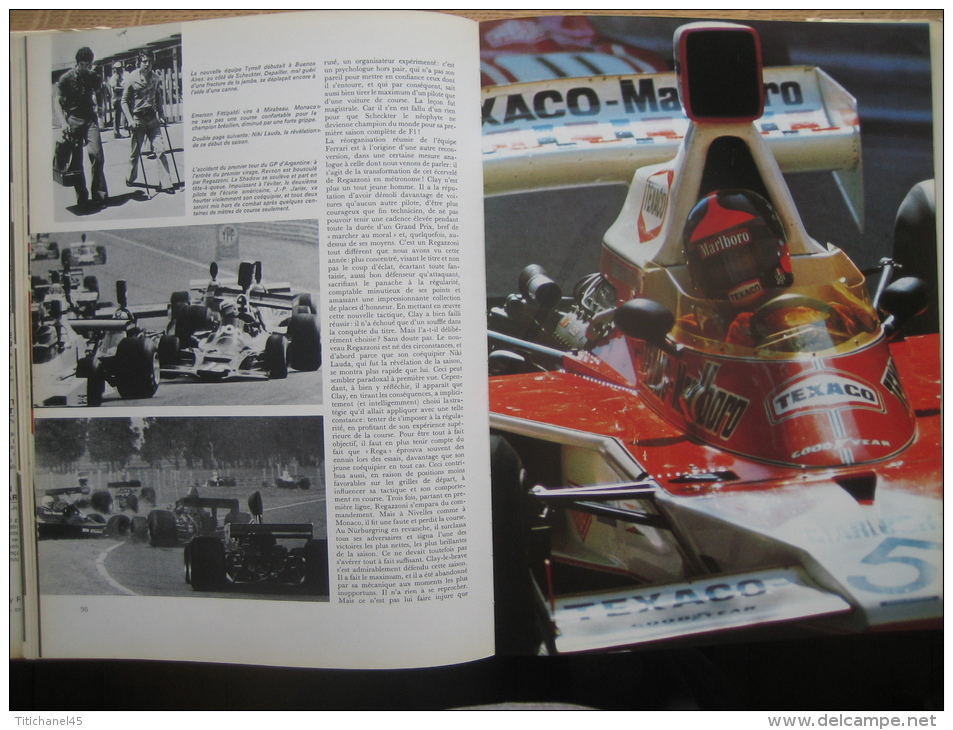 L'ANNEE AUTOMOBILE 1974/75 N°22 publié par EDITA LAUSANNE - Ouvrage retrace toute l'activité sportive en formule 1