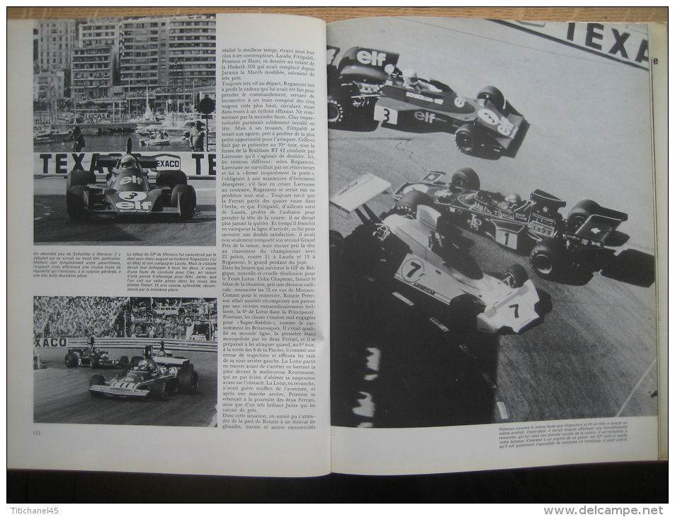 L'ANNEE AUTOMOBILE 1974/75 N°22 publié par EDITA LAUSANNE - Ouvrage retrace toute l'activité sportive en formule 1