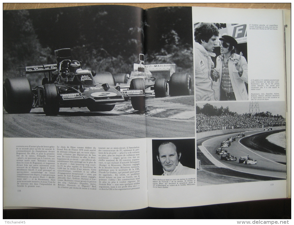 L'ANNEE AUTOMOBILE 1974/75 N°22 publié par EDITA LAUSANNE - Ouvrage retrace toute l'activité sportive en formule 1