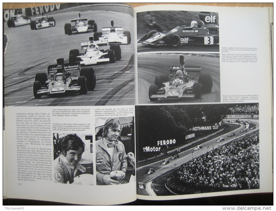 L'ANNEE AUTOMOBILE 1974/75 N°22 publié par EDITA LAUSANNE - Ouvrage retrace toute l'activité sportive en formule 1