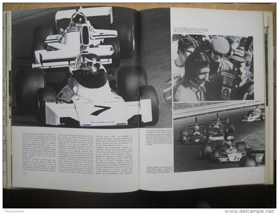 L'ANNEE AUTOMOBILE 1974/75 N°22 publié par EDITA LAUSANNE - Ouvrage retrace toute l'activité sportive en formule 1