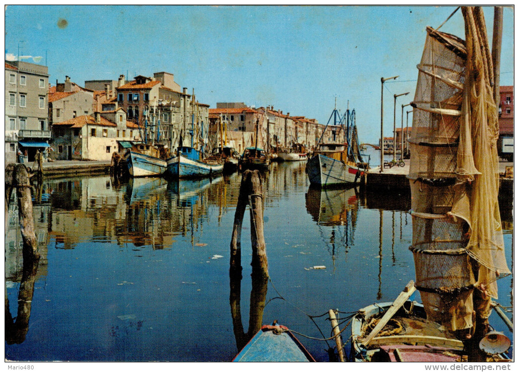 CHIOGGIA   CANALE  SAN  DOMENICO      ( VIAGGIATA) - Altri & Non Classificati