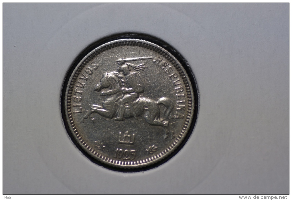 Lithuania 1 Litas 1925 Km#76 Silver - Litauen