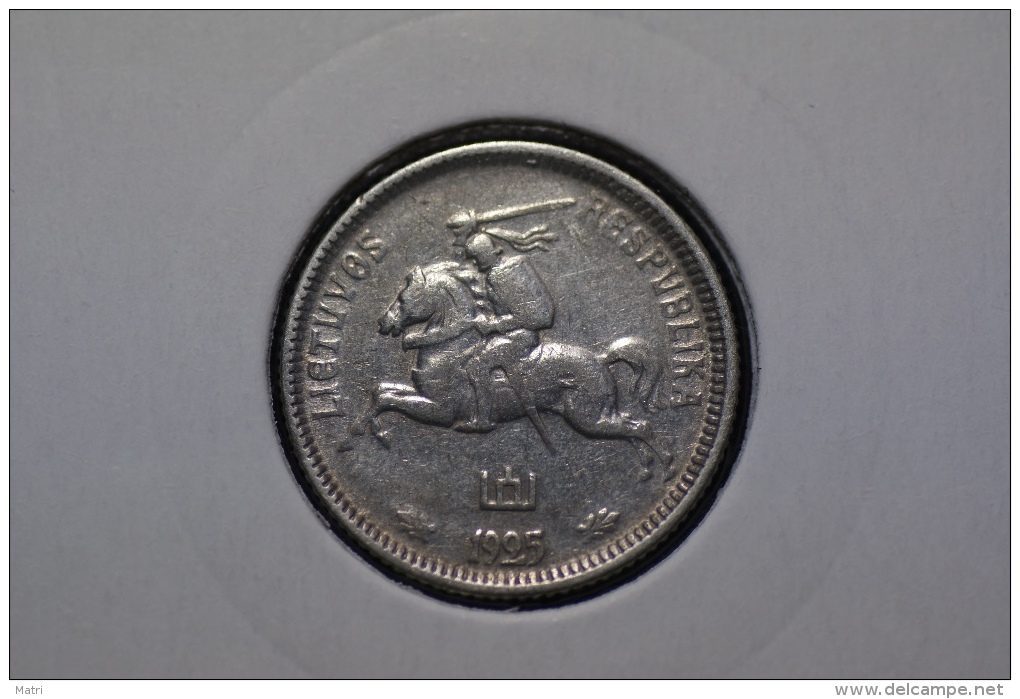 Lithuania 1 Litas 1925 Km#76 Silver - Lithuania