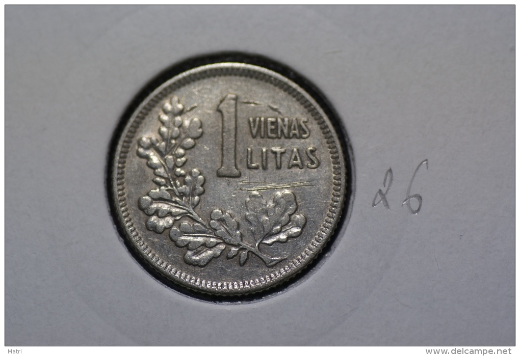 Lithuania 1 Litas 1925 Km#76 Silver - Lithuania