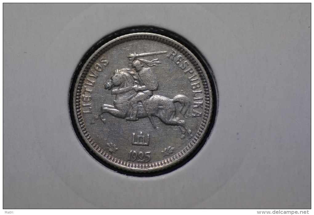 Lithuania 1 Litas 1925 Km#76 Silver - Lithuania