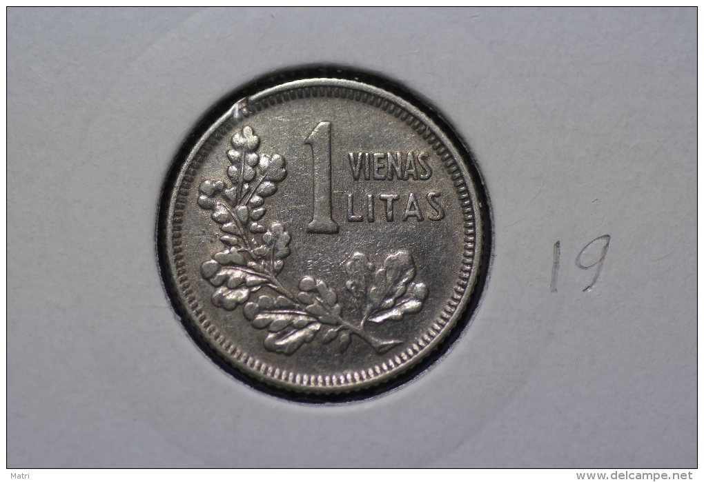 Lithuania 1 Litas 1925 Km#76 Silver - Lithuania