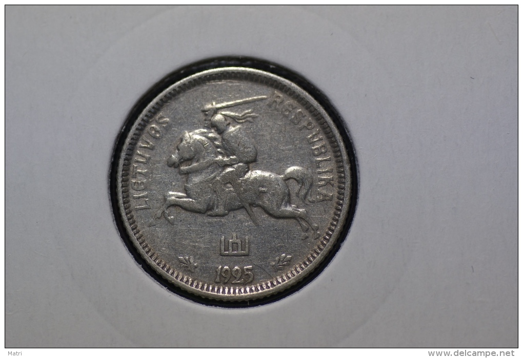 Lithuania 1 Litas 1925 Km#76 Silver - Lituanie