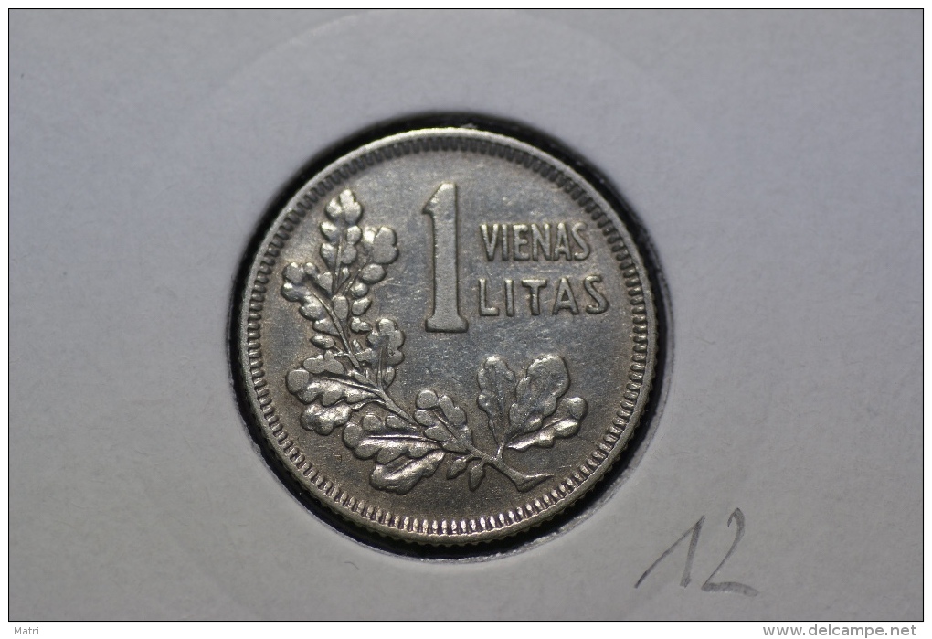 Lithuania 1 Litas 1925 Km#76 Silver - Litouwen