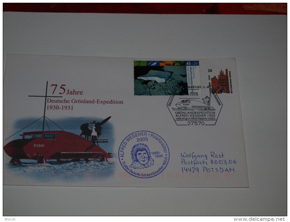 Allemagne  75e Anniversaire Expédition AWi Alfred Wegener Institut  2006 Bremerhaven - Expediciones árticas