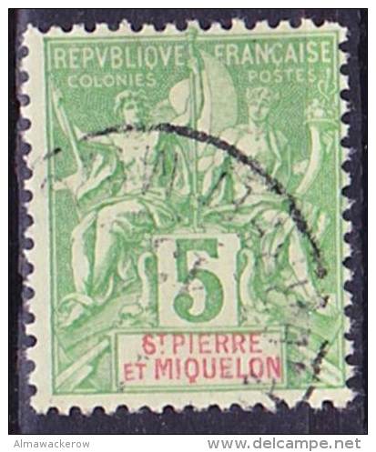 2016-0117 St. Pierre Et Miquelon Yvert 72 Oblitéré O - Usados