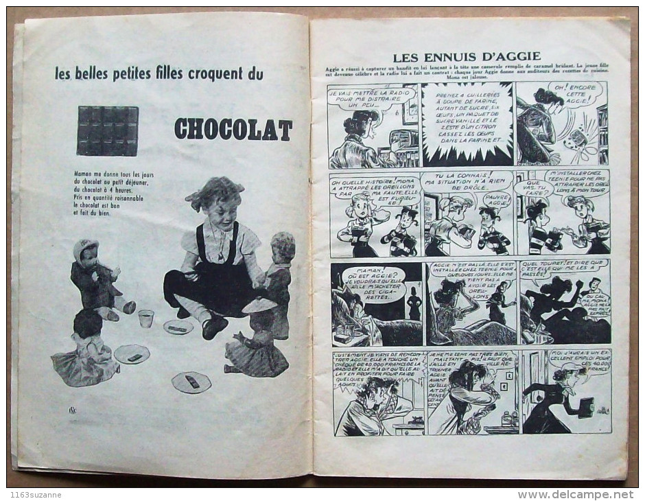 EO AGGIE N° 9 (Les Beaux Albums De La Jeunesse Joyeuse, 1955) > LES ENNUIS D'AGGIE (Hal Rasmusson) - Aggie
