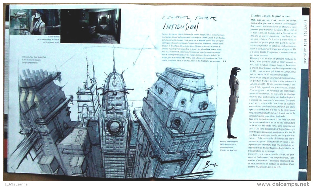 (DP) Dossier De Presse EPOK 2004 > ENKI BILAL : IMMORTEL Ad Vitam (work In Progress) - Presseunterlagen