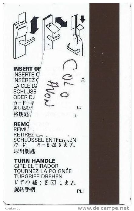 Comfort Inn Hotel Room Key Card - Hotel Keycards