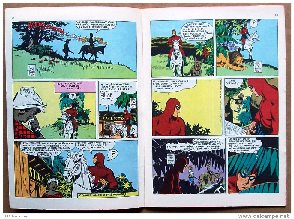 LE FANTÔME N° 156 - 19 Août 1967 > Le Tambour De Timpenni (Lee Falk & Sy Barry) > Editions Des Remparts, Lyon - Phantom