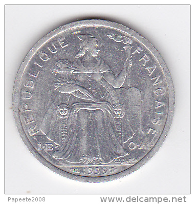 Polynésie Française / Tahiti - 2 FCFP - 1999 - French Polynesia