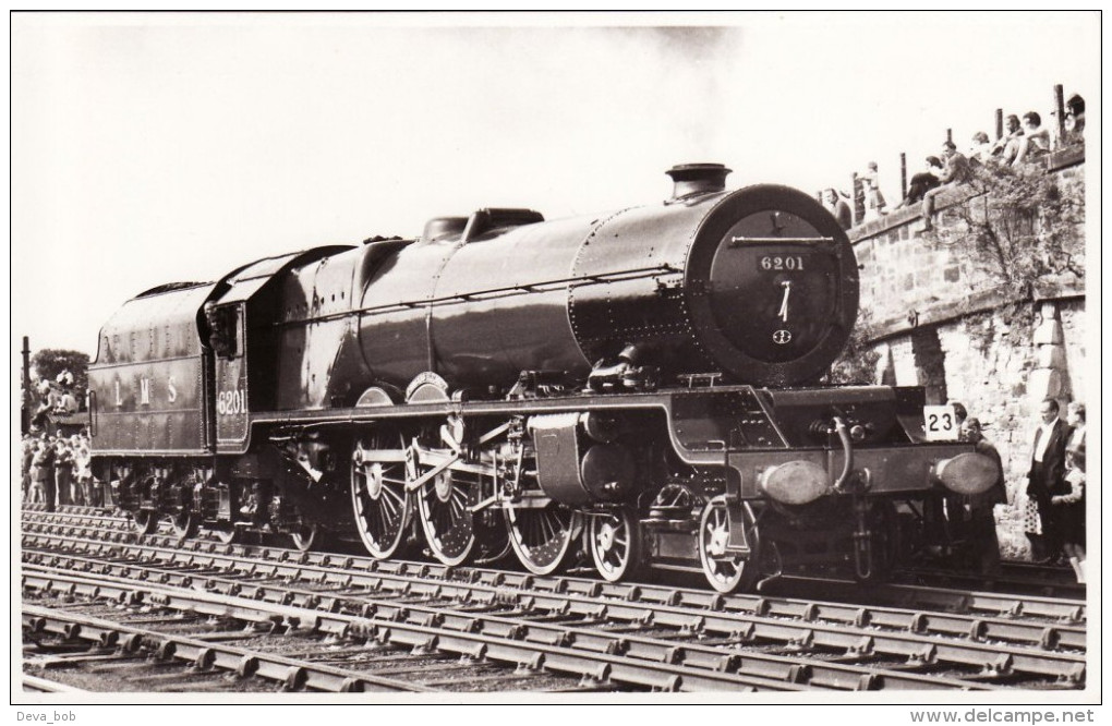 Railway Photo LMS 6201 Princess Elizabeth Stockton & Darlington Cavalcade Loco - Eisenbahnen