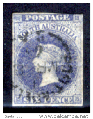 Australia-del-Sud-00018a - 1855 -Y&T N. 3 (o) Privo Di Difetticculti. - Used Stamps