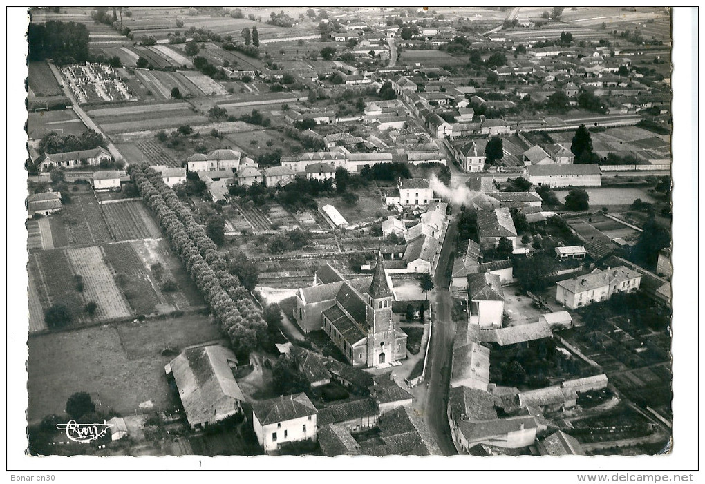 CPSM 01 FEILLENS VUE GENERALE AERIENNE - Ohne Zuordnung