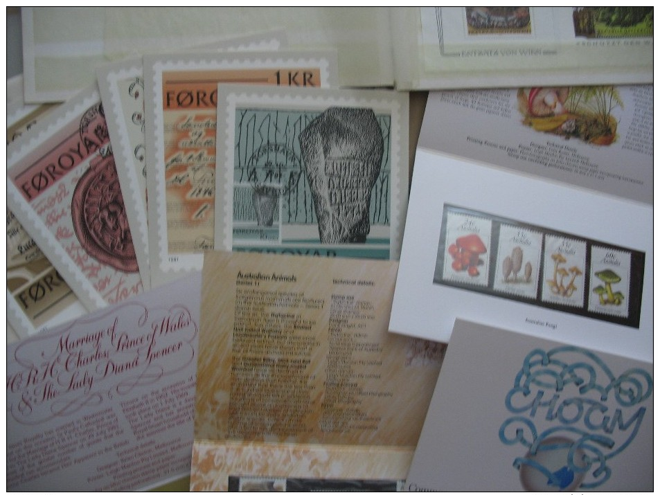 All world. Enormous lot of stamps, covers, fdc´s, commemorative and year sets, Germany, Austria, etc. etc. See scans!.