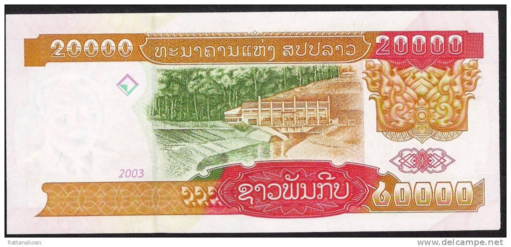 LAOS P36b 20000 Or 20.000 KIP   2003 #CC   UNC. - Laos