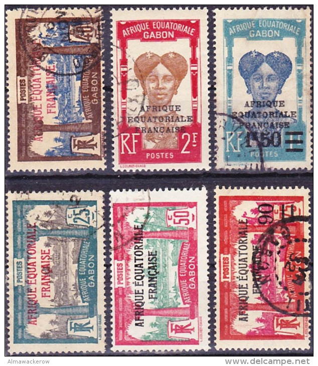 2016-0119 Lot Gabon Olitéré O - Used Stamps