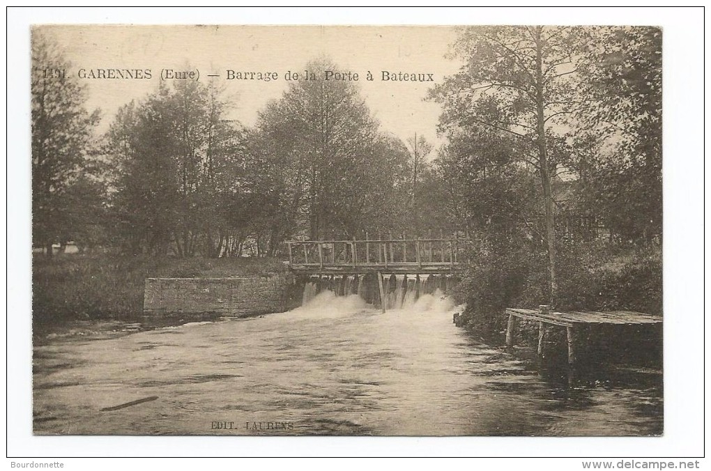 27 GARENNES Barrage De La Porte A Bateaux - Other & Unclassified