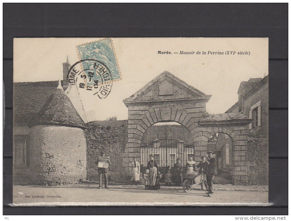 41 - Morée - Manoir De La Perrine - Animée - Moree