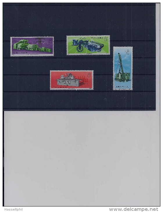 CHINA Michel 1221/24 - MNH - Postfris - Neuf Sans Charniere - Unused Stamps