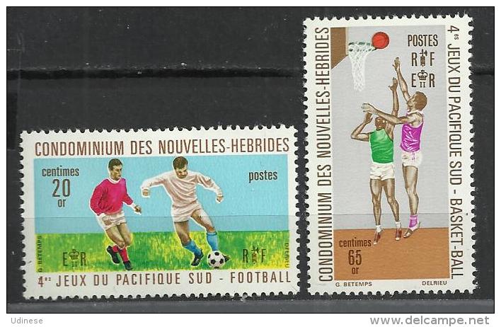 NEW HEBRIDES 1971 . SOUTH PACIFIC GAMES - CPL. SET - MNH MINT NEUF NUEVO - Nuevos