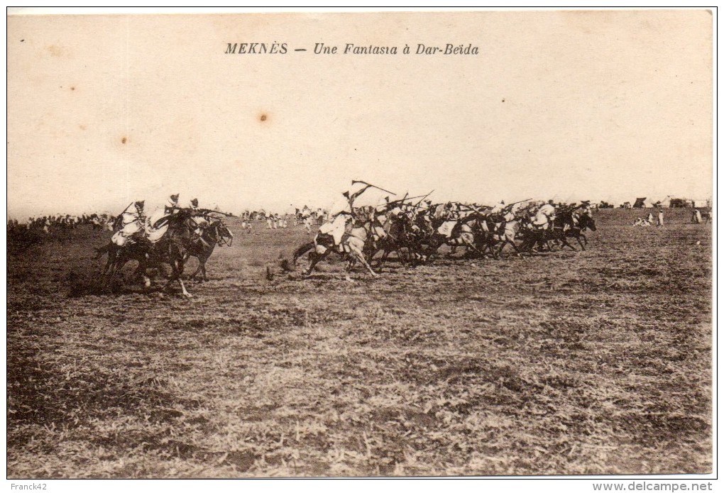 Maroc. Meknes. Une Fantasia à Dar Beida - Meknès