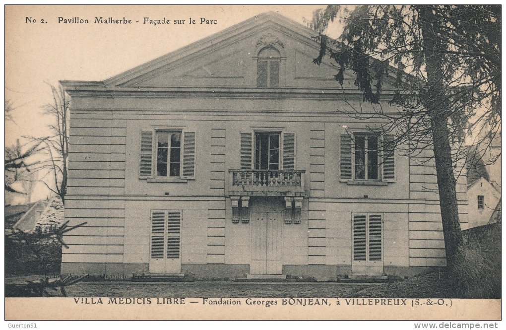 ( CPA 78 )  VILLEPREUX  /  VILLA MÉDICIS LIBRE -  Fondation Georges Bonjean - Pavillon Malherbe - - Villepreux