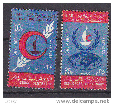 PGL BC453 - PALESTINE OCC. EGYPTIENNEE Yv N°95/96 ** - Palestine