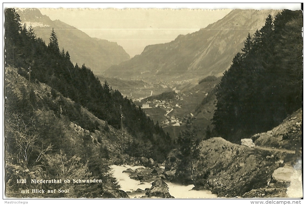 SVIZZERA  SUISSE  GL  SCHWANDEN  Niedernthal Ob Schanden Mit Blick Auf Sool - Schwanden