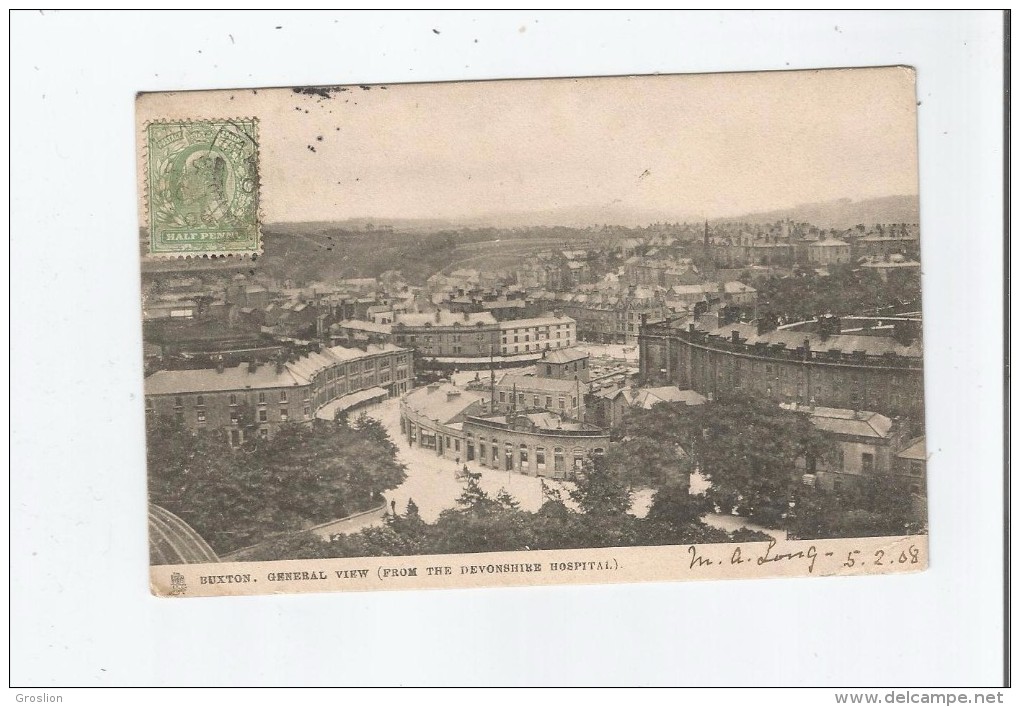 BUXTON 2027 GENERAL VIEW (FROM THE DEVONSHIRE HOSPITAL) - Derbyshire