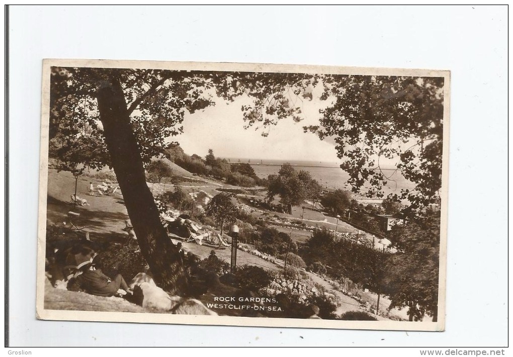 ROCK GARDENS WESTCLIFF ON SEA 1934 - Southend, Westcliff & Leigh