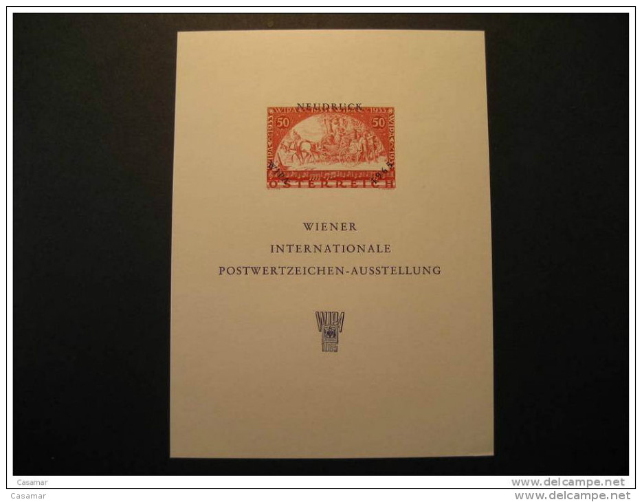 Wien 1965 Wipa 1933 Proof Epreuve Druck Specimen Neudruck Nachdruck - Proofs & Reprints