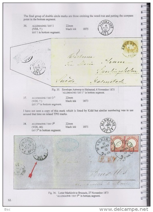 BELGIUM - THE FOREIGN SORTING MARKS - Les Marques Des Bureaux D´Echange By R. HARRISON Issued Déc. 2015 - Philately And Postal History