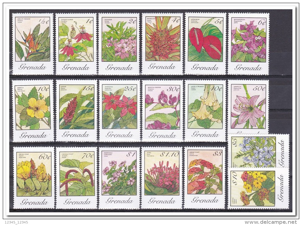 Grenada 1985, Postfris MNH, Flowers - Grenada (1974-...)