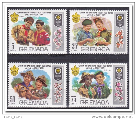 Grenada 1971, Postfris MNH, Scouting - Grenada (1974-...)