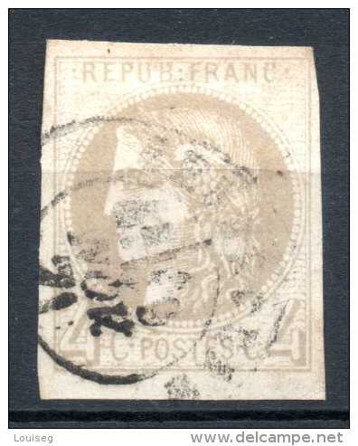 FRANCE Timbre Oblitéré    CERES    N° 41 B - 1870 Emissione Di Bordeaux