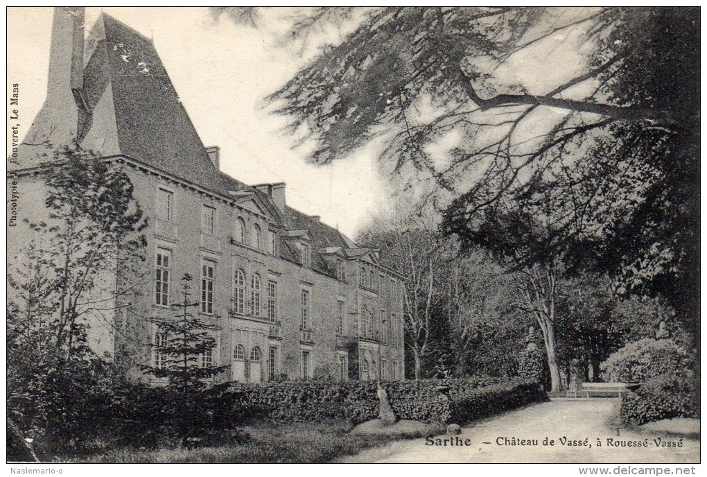 CPA ROUESSE VASSE 72 Chateau De Vassé - Autres & Non Classés